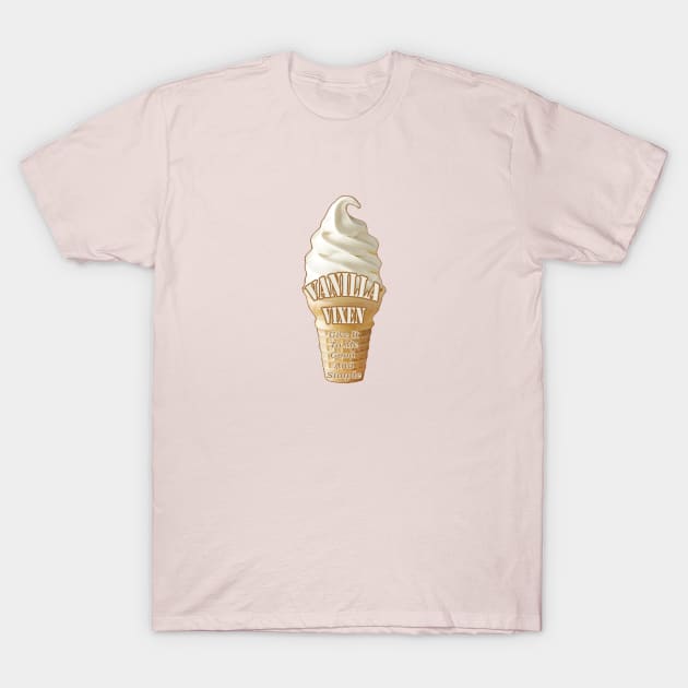 Vanilla Vixen T-Shirt by Vixen Games